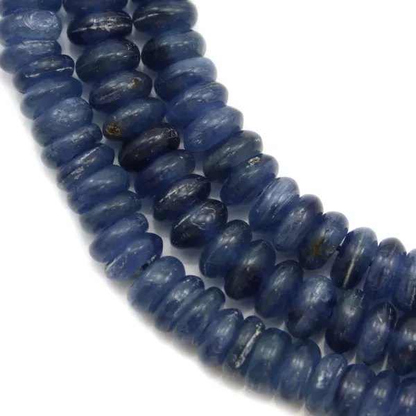 Pendentif En Kyanite Bleu Naturel - Pierre Goutte D'eau 27x15x5 Mm, Effet œil-de-chat - Bijou Femme/homme, Cadeau Spiritualité