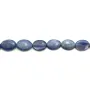 Cyanite ovale 12x16mm x 40cm