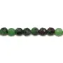 Ruby Zoisite Rond Facette 4mm x 10 st