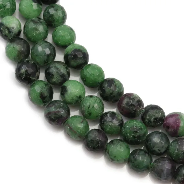 Rubino Zoisite Sfaccettatura rotonda 6mm x 40cm