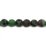 Ruby Zoisite Rond Facette 6mm x 40cm