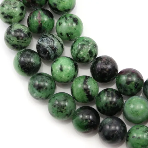 Ruby Zoisite Round 12mm x 40cm