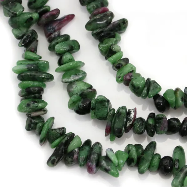 Ruby Zoisite in shape chips x 80cm