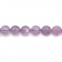 Clear Amethyst Faceted Round 14mm x 40cm