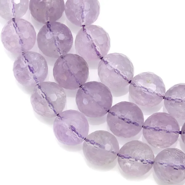 Clear Amethyst Round 4mm x 40cm