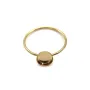 Bague en gold filled sertie pour cabochon rond 6mm x 1pc