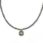 Collier perle de culture grain de riz et Tahiti