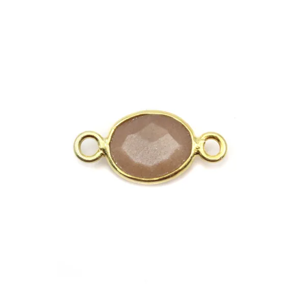 Intercalaire en Pierre de lune 5x13mm x1pc
