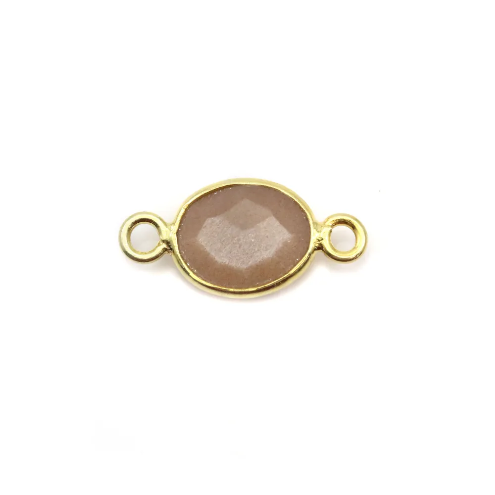 Intercalaire en Pierre de lune 5x13mm x1pc