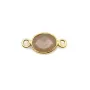 Intercalaire en Pierre de lune 5x13mm x1pc