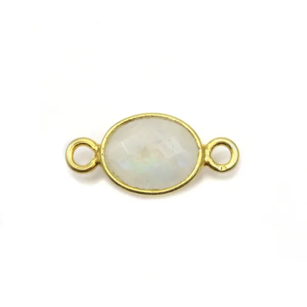 Intercalaire en Pierre de lune 5x13mm x1pc