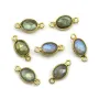 Intercalaire en Pierre de lune 5x13mm x1pc