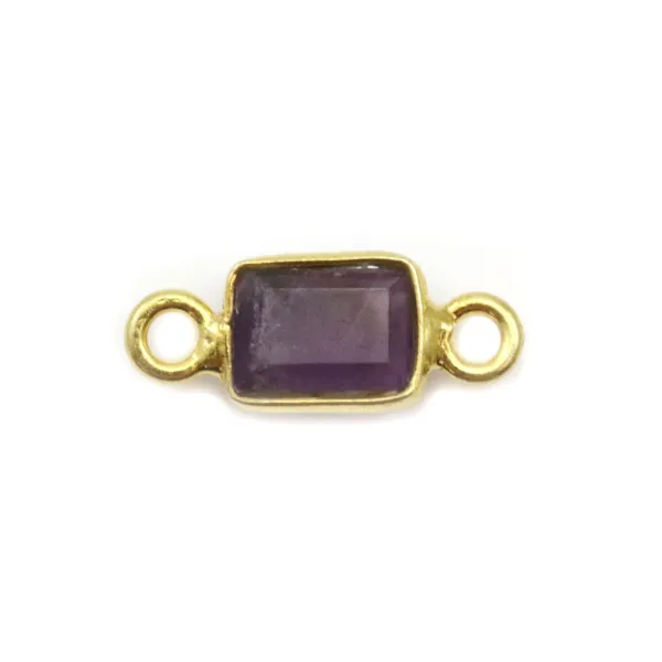 Intercalaire en Pierre de lune 5x13mm x1pc