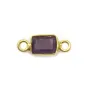 Intercalaire en Pierre de lune 5x13mm x1pc
