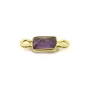 Intercalaire en Pierre de lune 5x13mm x1pc