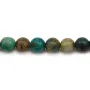 Azurite chrysocolle ronde 7mm x39cm