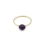 Bague en gold filled sertie pour cabochon rond 6mm x 1pc
