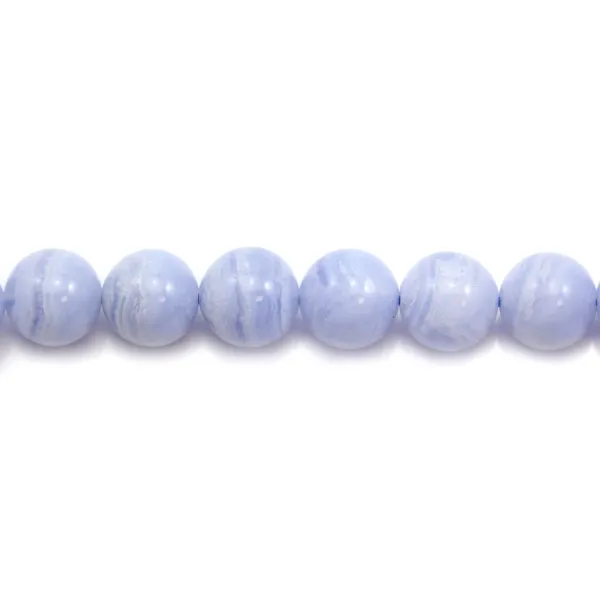 Calcédoine Ronde 4mm x 10 pcs