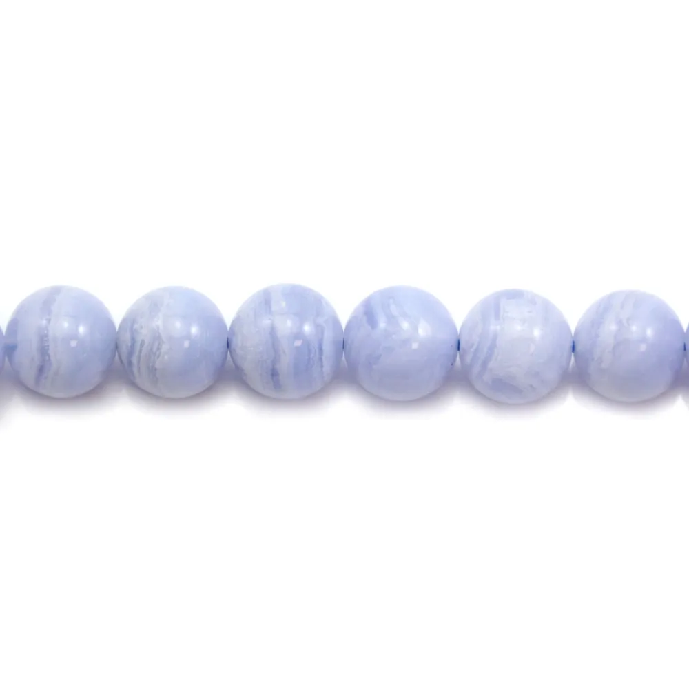 Calcédoine Ronde 4mm x 10 pcs
