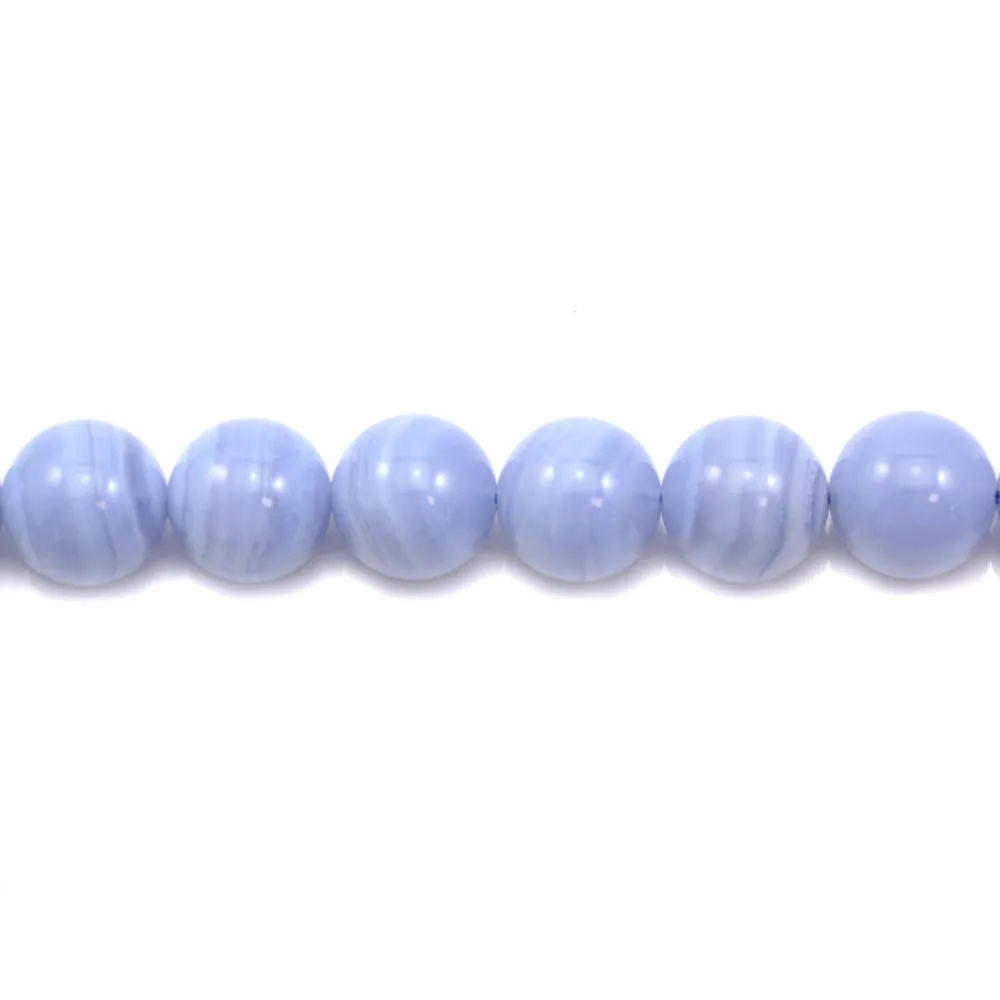 Calcédoine Ronde14mm x 2pcs