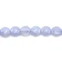 Calcédoine rond plat 8mm x 40cm