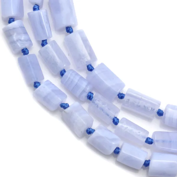 Chalcedony, baroque, 7x11mm x 40cm (30pcs)