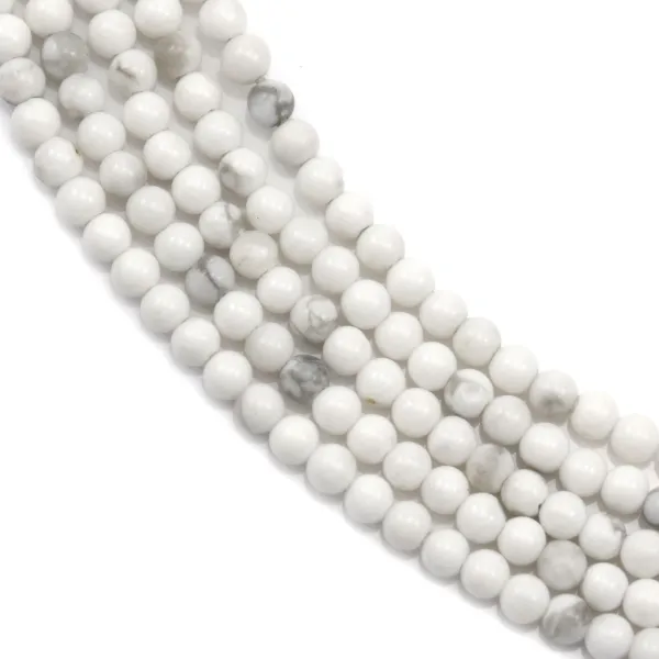 Howlite rotonda 2 mm x 40 cm