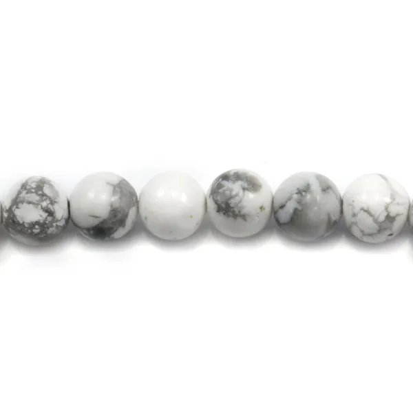 Howlite Blanche 4mm x  20 pcs