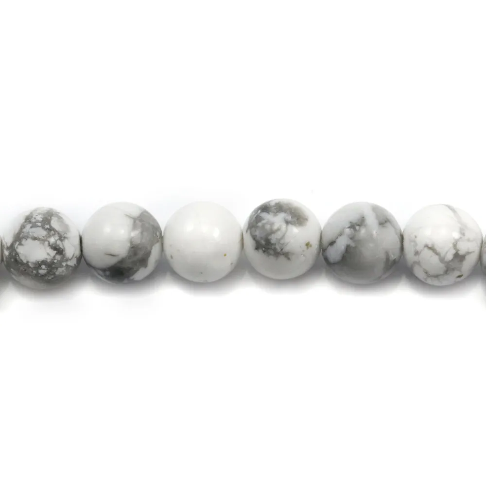 Howlite Blanche 4mm x  20 pcs
