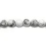 Howlite Blanche 4mm x  20 pcs