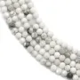 Howlite ronde facettée 2mm x 40cm