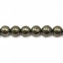 Pyrite Round 10mm x 40cm 
