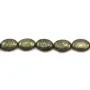 Pyrite Ovale  10x14mm x 40cm