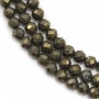 Pyrite Faceted Round 4mm x 40cm 