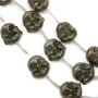 Pyrite boudhha 18mm x 40cm 