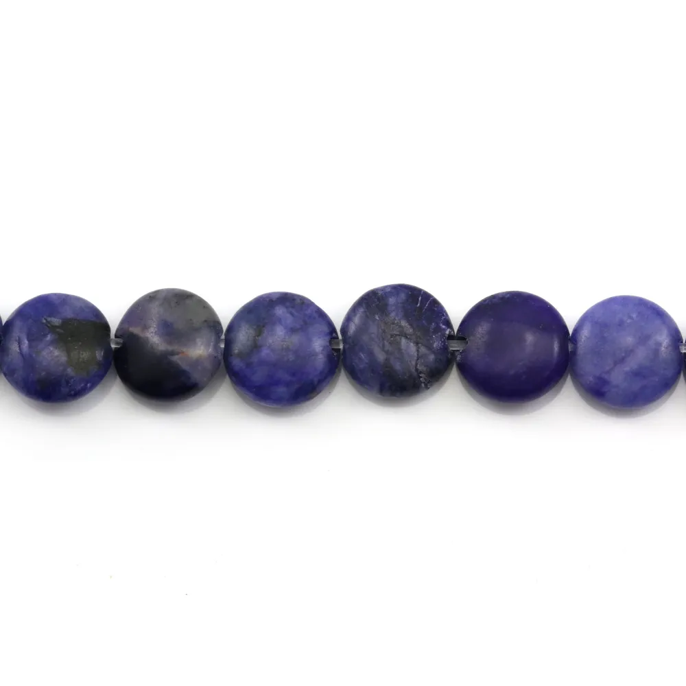 Sodalite oval 10x14mm x 40cm
