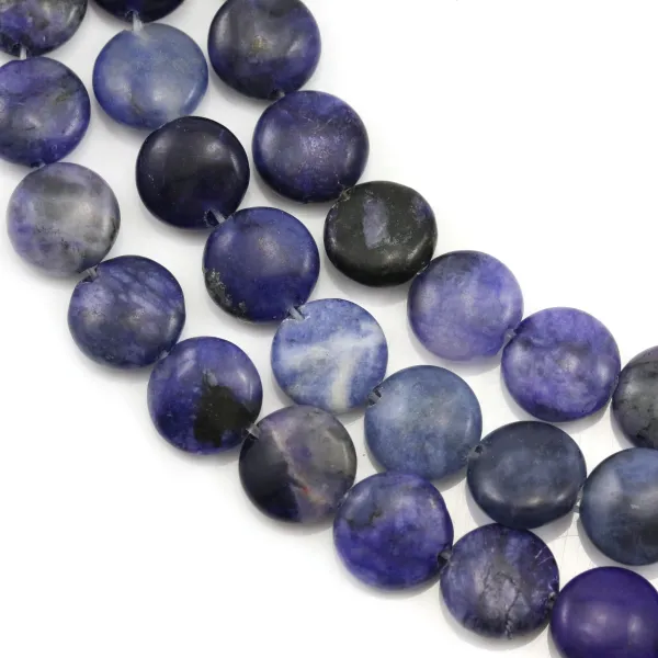 Sodalite oval 10x14mm x 40cm