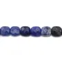 Sodalite carré facette 6mm x 40cm