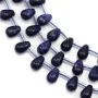 Sodalite en forme de goutte, mesurant 6x9mm x 40cm