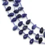 Sodalite en forme de goutte facetté 6x9mm x 40cm
