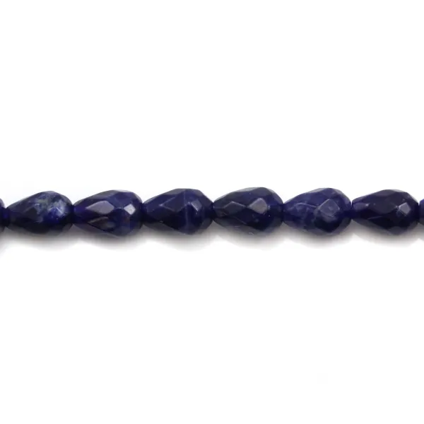 Sodalite goutte facette 5x8 x 
