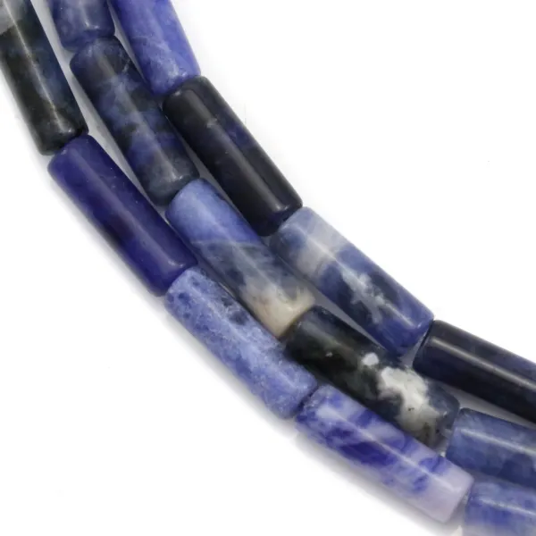 Sodalite tube 4x13mm x 40cm