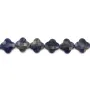 Sodalite trèfle facette 13 mm  x 2pcs