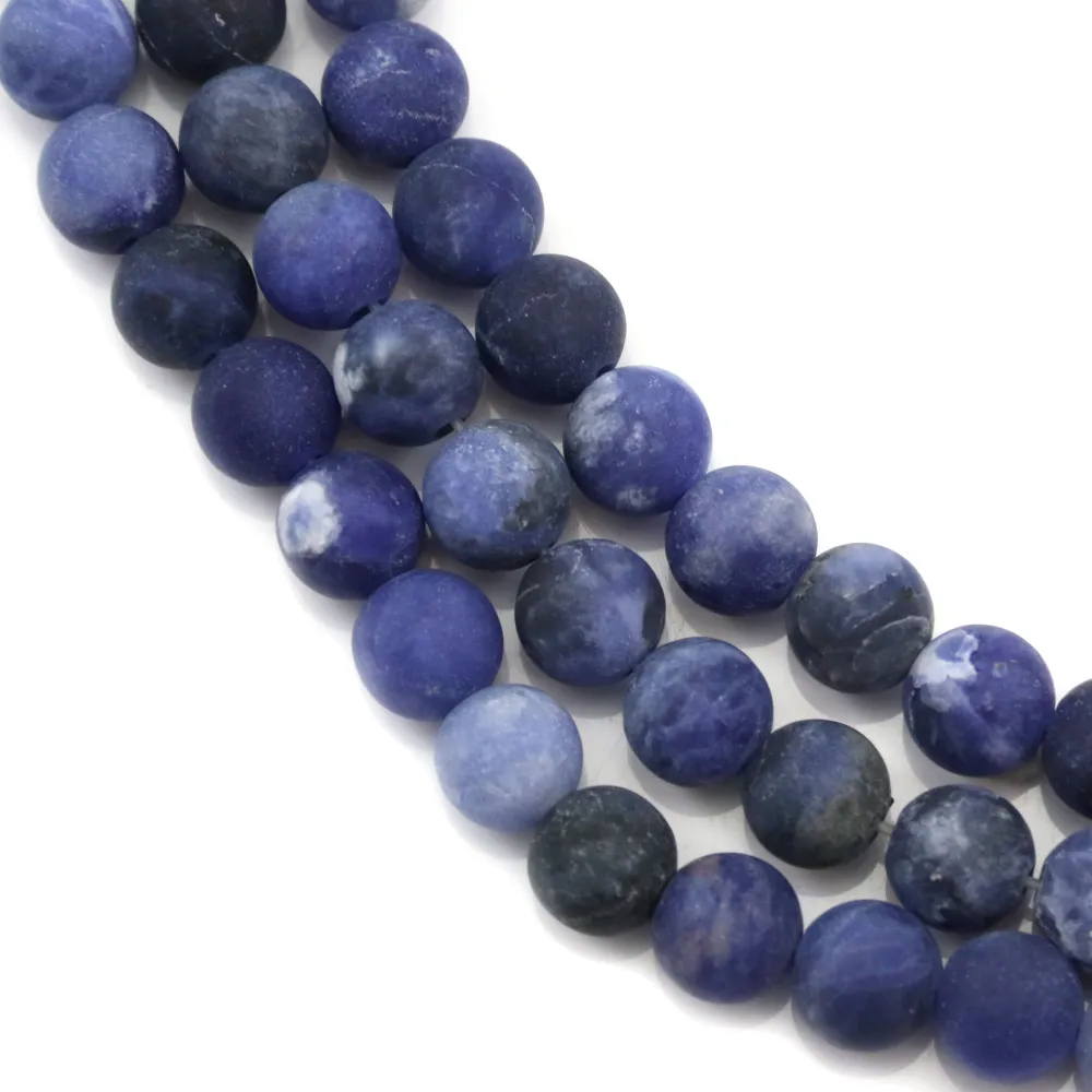 Sodalite matte ronde 6mm x 40cm
