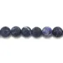 Sodalite matte ronde 6mm x 10 pcs