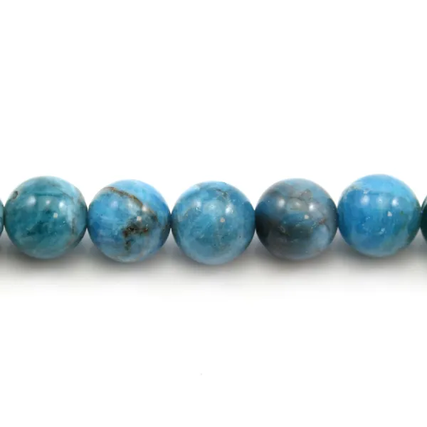 Apatite ronde 10mm x 4pcs