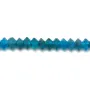 Apatite rondelle boulier facette 2x3mm sur fil 39cm