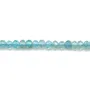 Apatite rondelle facettée sur fil 3-4mm x 40cm