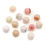 Opale rose rond 8mm x 40cm