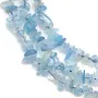 Aquamarine forms in chips x 40cm